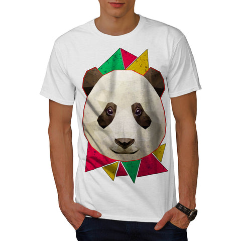 Friendly Panda Smile Mens T-Shirt