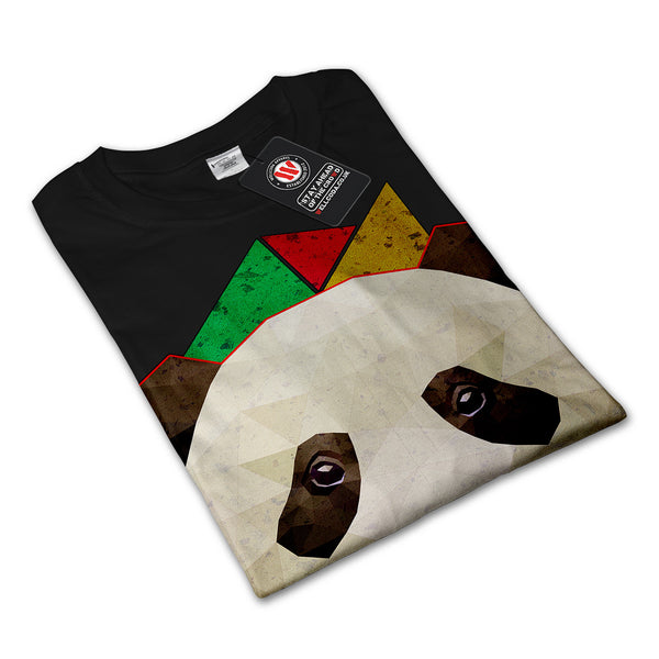 Friendly Panda Smile Mens Long Sleeve T-Shirt