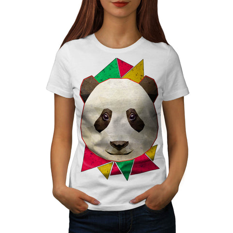 Friendly Panda Smile Womens T-Shirt