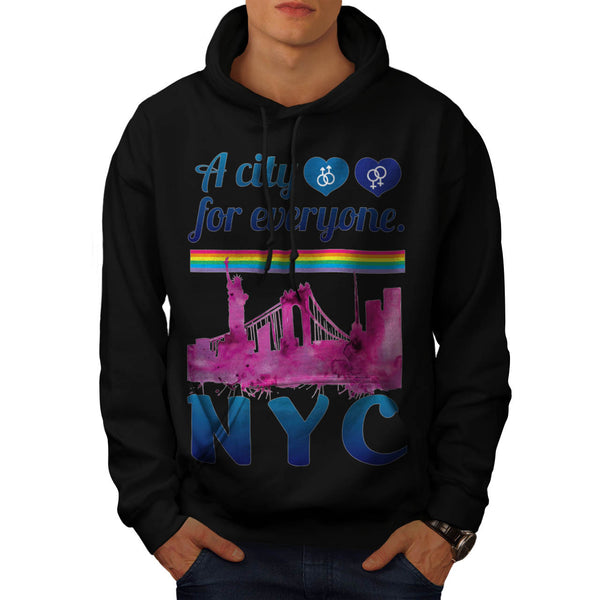 NY City For Everyone Mens Hoodie