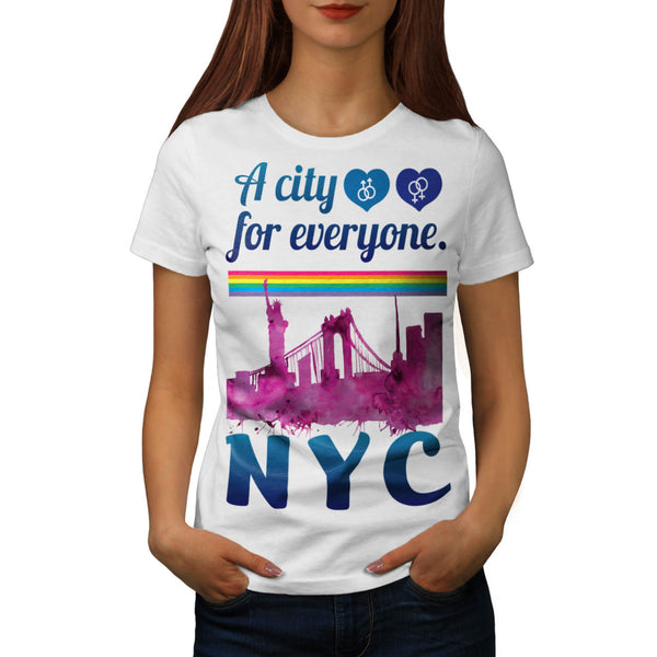 NY City For Everyone Womens T-Shirt