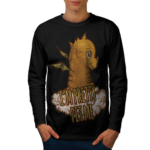 Friendly Monster Pet Mens Long Sleeve T-Shirt