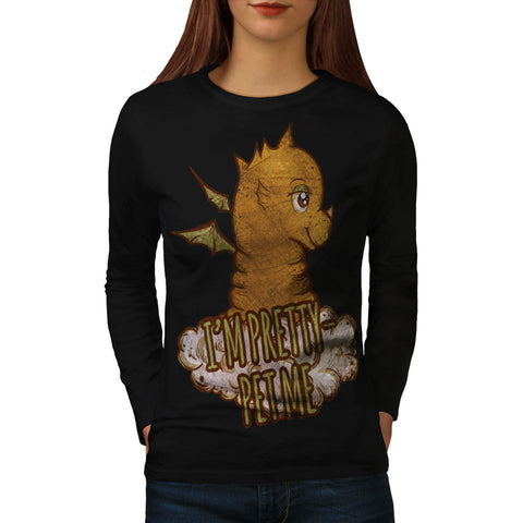 Friendly Monster Pet Womens Long Sleeve T-Shirt