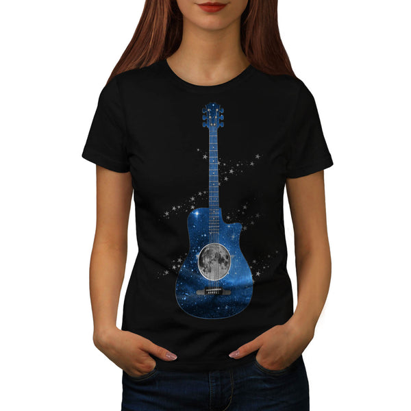 Guitar Planet Earth Womens T-Shirt