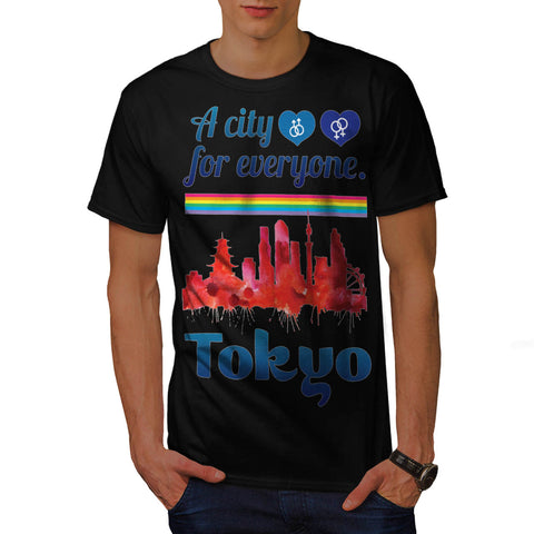 Friendly Tokyo City Mens T-Shirt