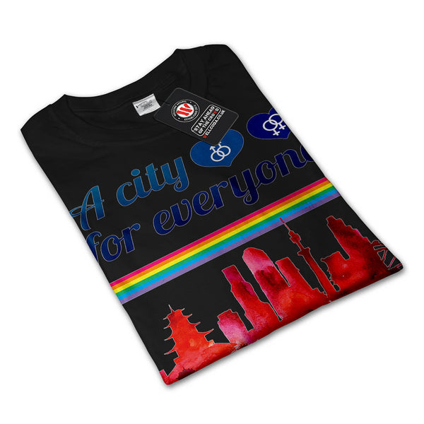 Friendly Tokyo City Mens Long Sleeve T-Shirt