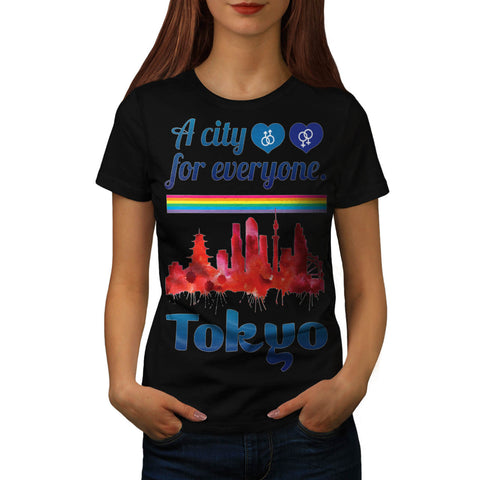 Friendly Tokyo City Womens T-Shirt