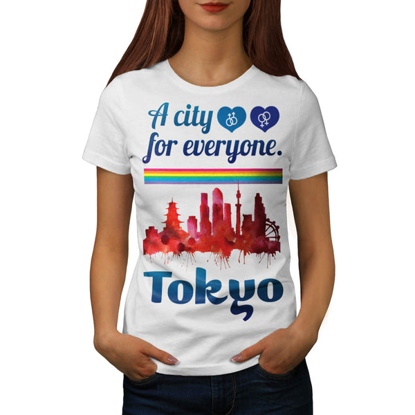 Friendly Tokyo City Womens T-Shirt