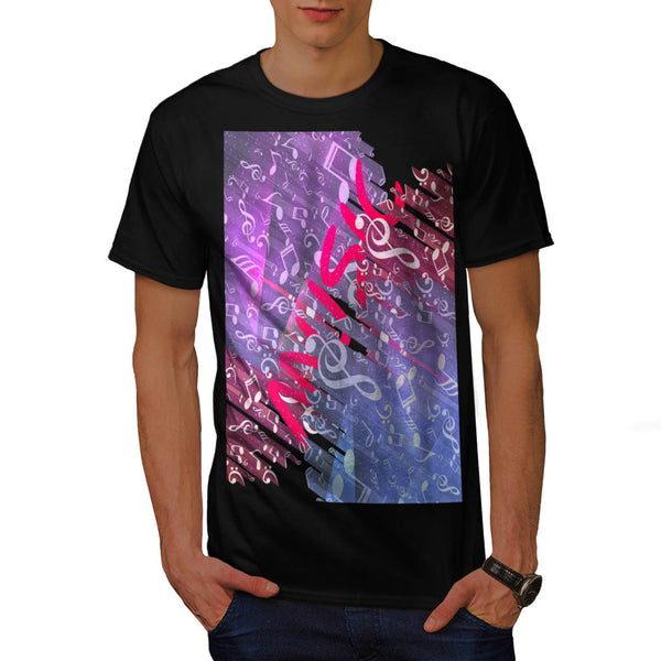 Musical Note Cluster Mens T-Shirt