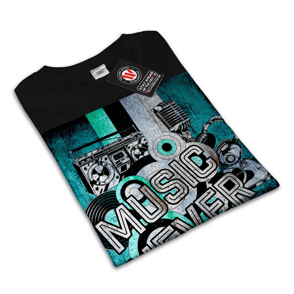 Music Never Sleeps Mens T-Shirt