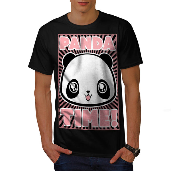 Adorable Panda Time Mens T-Shirt