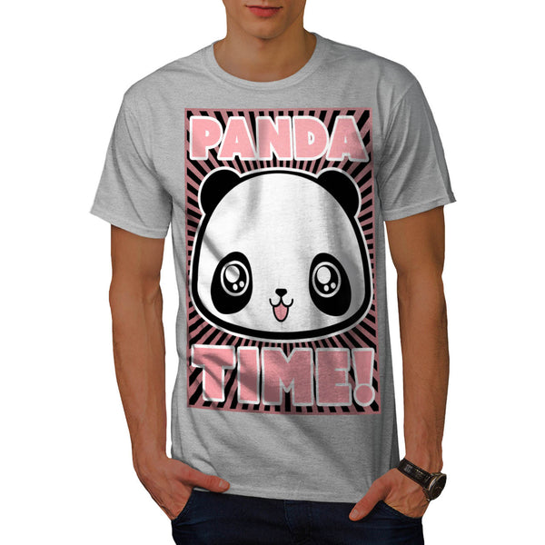 Adorable Panda Time Mens T-Shirt