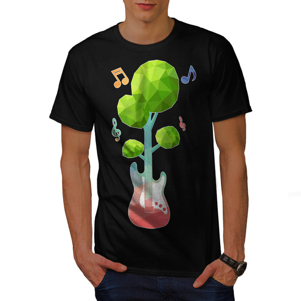 Cosmic Guitar Tree Mens T-Shirt