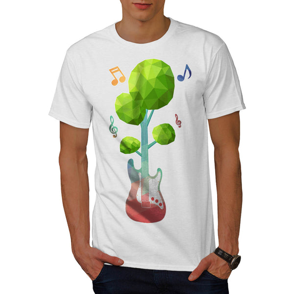 Cosmic Guitar Tree Mens T-Shirt