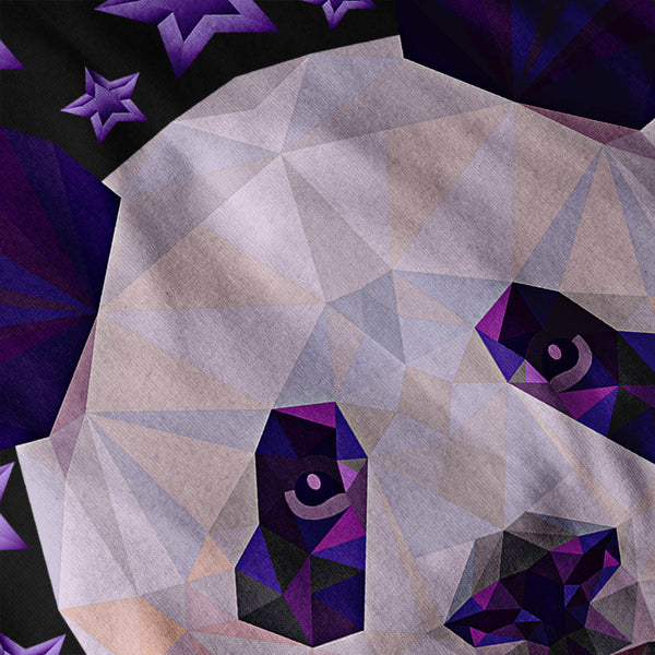 Polygonal Panda Bear Womens T-Shirt