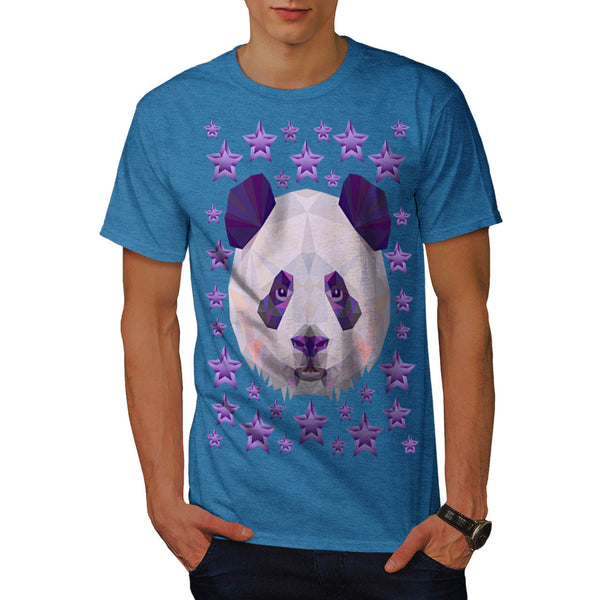 Polygonal Panda Bear Mens T-Shirt