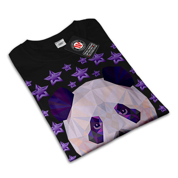 Polygonal Panda Bear Womens T-Shirt