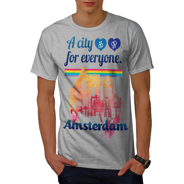 Amsterdam Everyone Mens T-Shirt