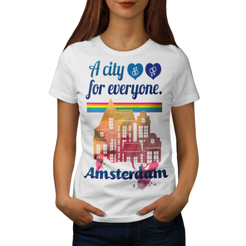 Amsterdam Everyone Womens T-Shirt