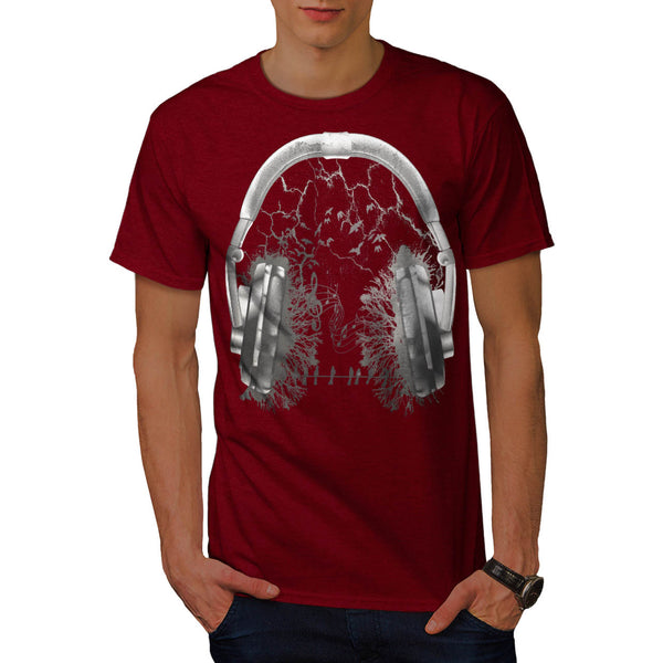 Headphone Forest Mens T-Shirt