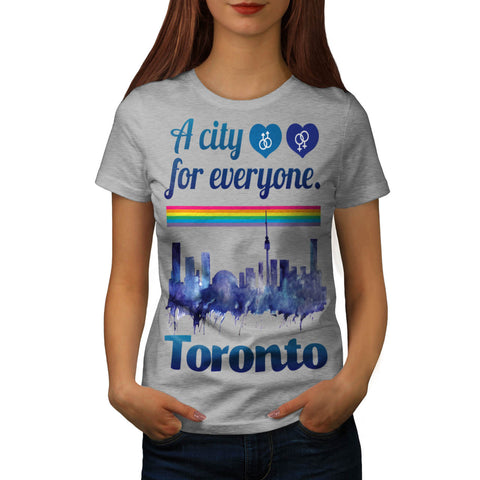 Friendly Toronto City Womens T-Shirt