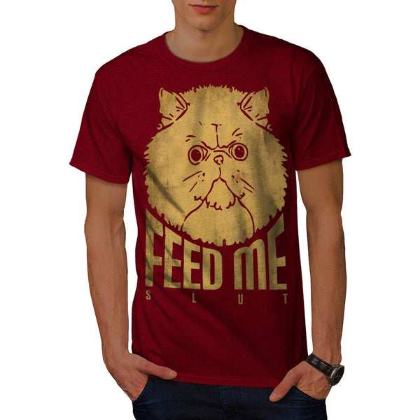 Hungry Kitty Anger Mens T-Shirt