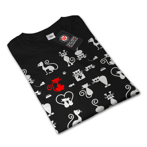 Playful Kitty Game Mens Long Sleeve T-Shirt