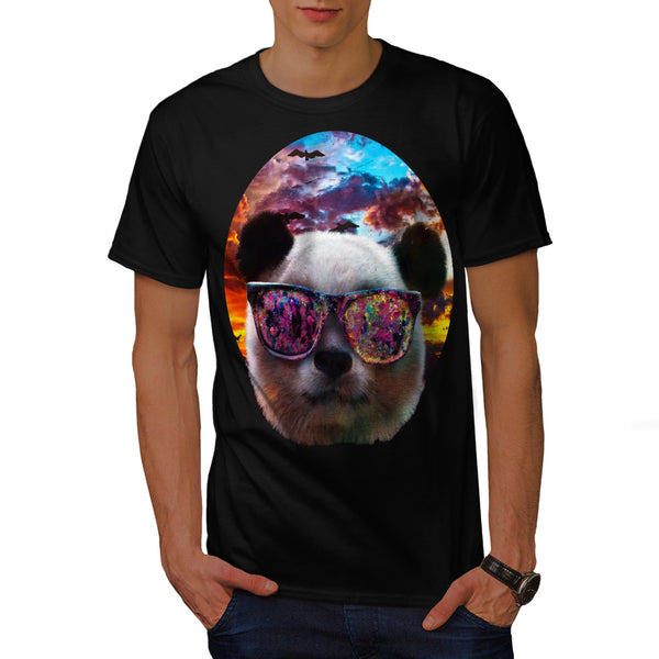 Fantasy Panda Bear Mens T-Shirt