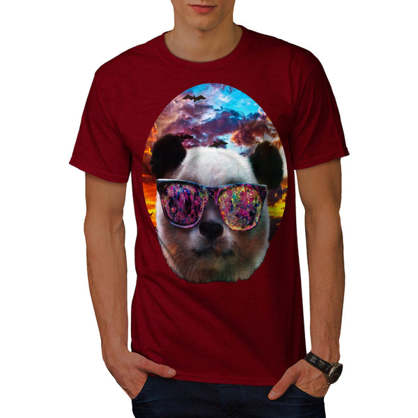 Fantasy Panda Bear Mens T-Shirt