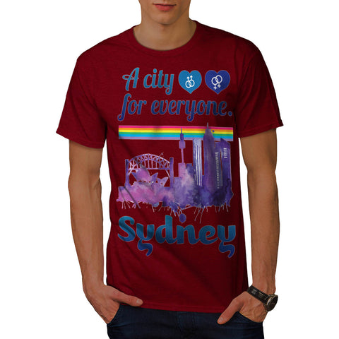 Sidney City Friendly Mens T-Shirt