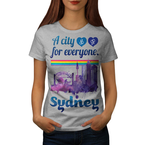Sidney City Friendly Womens T-Shirt