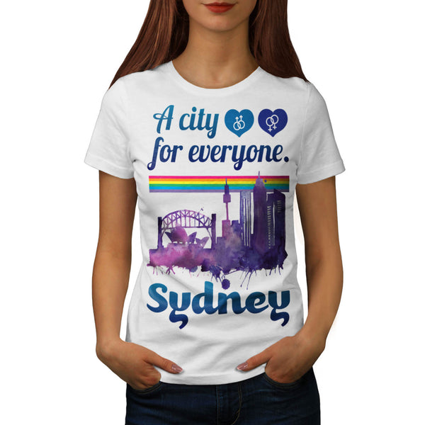 Sidney City Friendly Womens T-Shirt