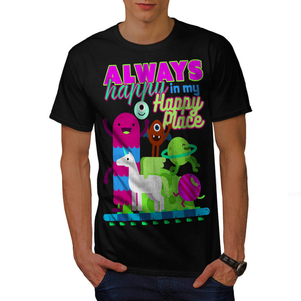 Always Happy Place Mens T-Shirt