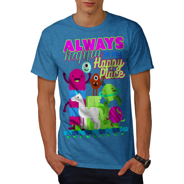 Always Happy Place Mens T-Shirt