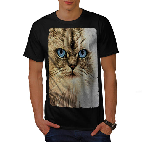 Serious Kitty Cat Mens T-Shirt