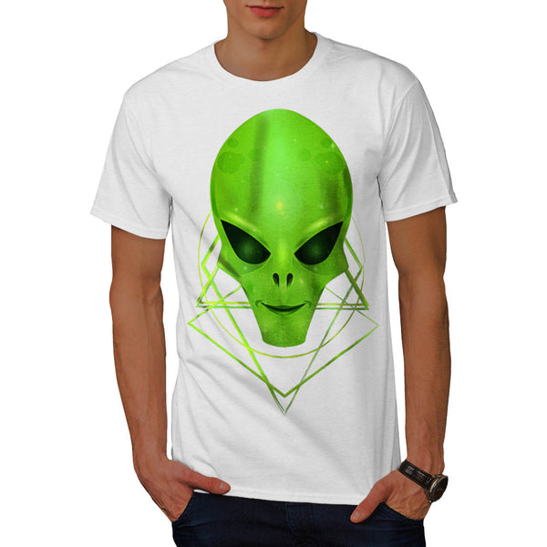 Alien Monster Smile Mens T-Shirt