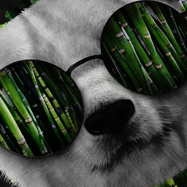 Bamboo Panda Bear Mens Hoodie
