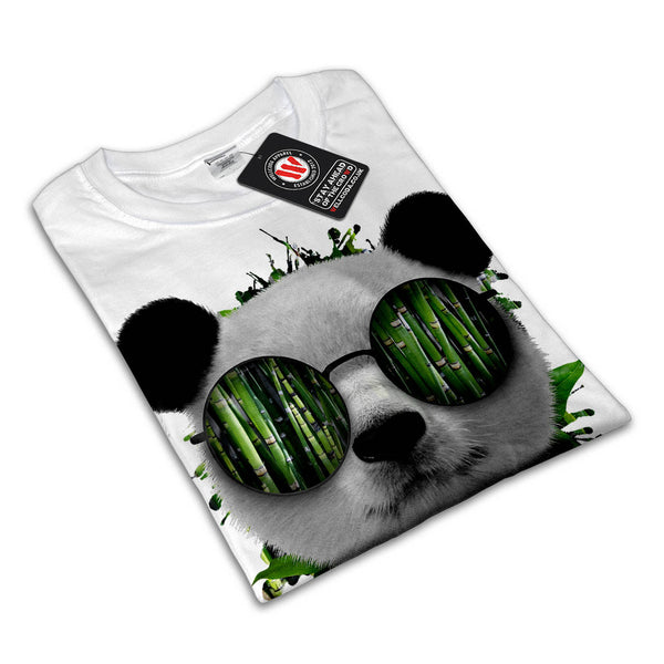 Bamboo Panda Bear Womens T-Shirt