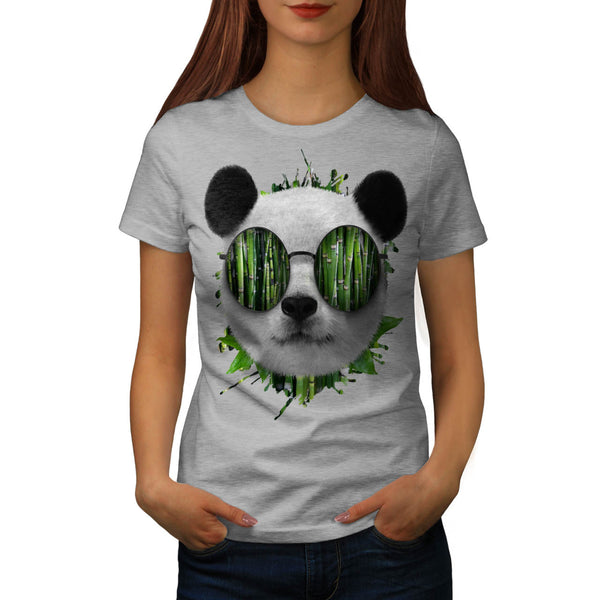 Bamboo Panda Bear Womens T-Shirt
