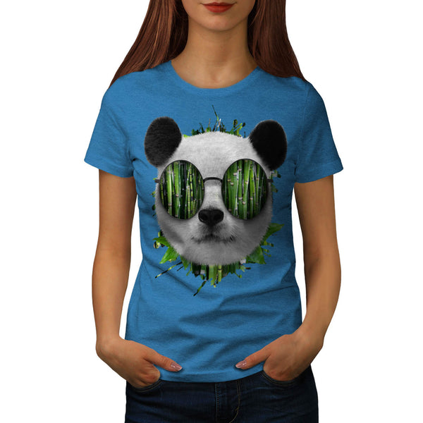 Bamboo Panda Bear Womens T-Shirt