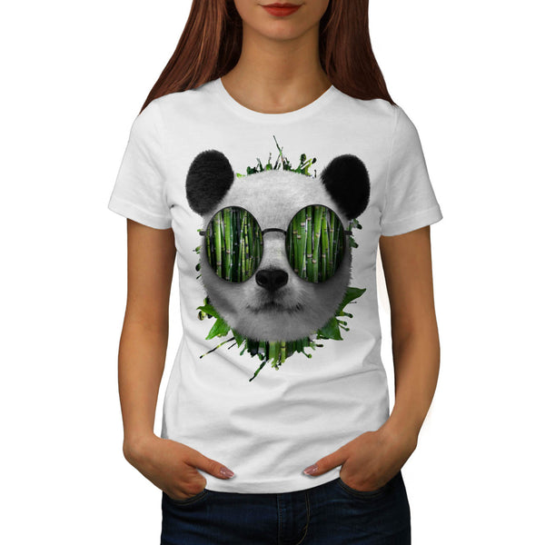 Bamboo Panda Bear Womens T-Shirt