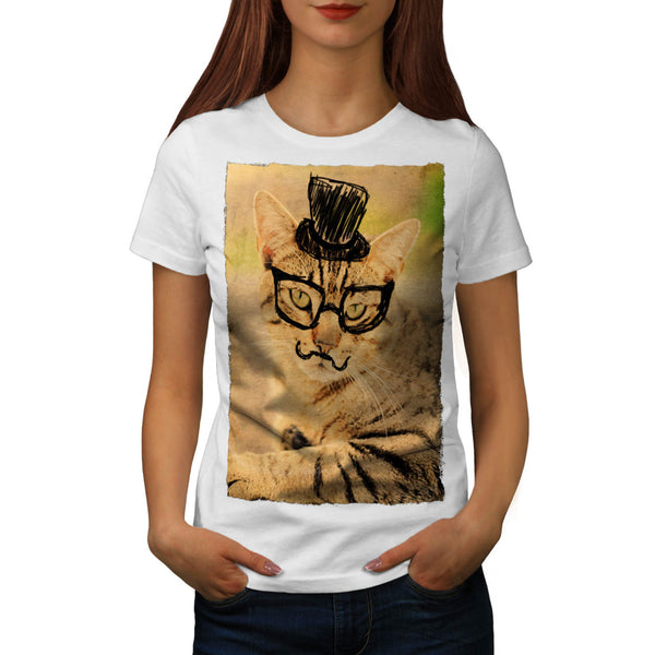 Posh Mister Kitty Womens T-Shirt