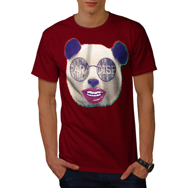 Panda Lady Paradise Mens T-Shirt