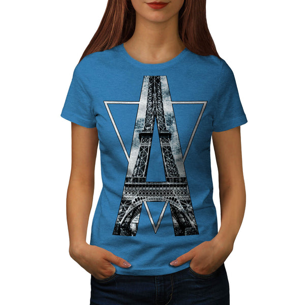 Paris Eiffel Tower Womens T-Shirt