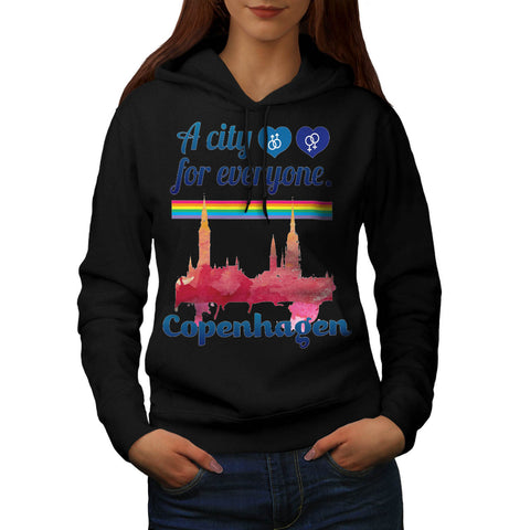 Friendly Copenhagen Womens Hoodie