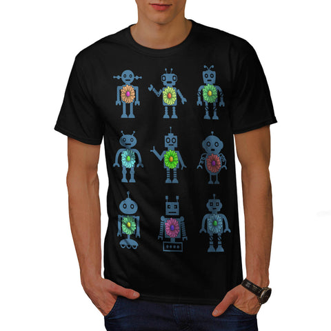 Emotional Robot Crew Mens T-Shirt