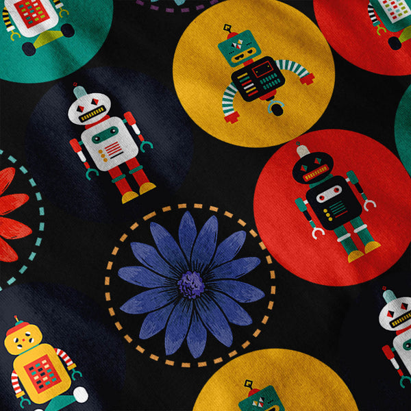 Futuristic Robot Joy Mens Hoodie