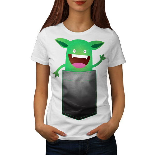 Pocket Gizmo Buddy Womens T-Shirt