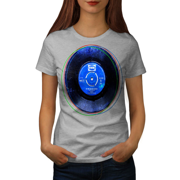 Music Record Spin Womens T-Shirt