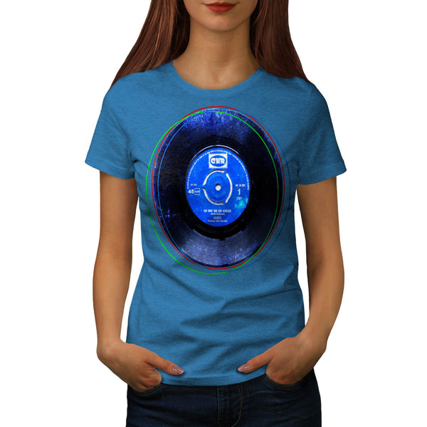 Music Record Spin Womens T-Shirt